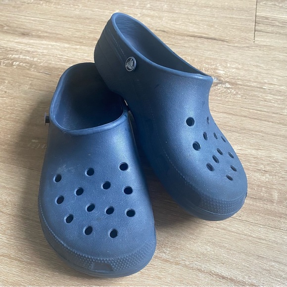 Crocs Slip On Clogs Navy Blue - Picture 1 of 6